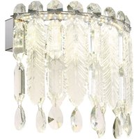 Wandlampe Wohnzimmerleuchte Wandleuchte led Glaskristalle K5 verchromt, b 28 cm Wandlampe Wohnzimmerleuchte Wandleuchte led Glaskristalle K5 verchromt, b 28 cm von GLOBO LIGHTING