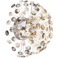 Wandleuchte Wandlampe Wohnzimmerleuchte led 6-Flammig Kristalle rauch klar G9 von GLOBO LIGHTING