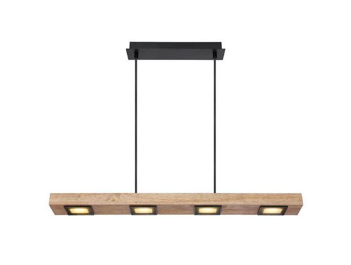GLOBO LIGHTING Hängeleuchte, LED-Leuchtmittel fest verbaut, Warmweiß, Pendelleuchte Holz lang Holzlampe hängend Hängeleuchte Glas satiniert, braun GLOBO LIGHTING Hängeleuchte, LED-Leuchtmittel fest verbaut, Warmweiß, Pendelleuchte Holz lang Holzlampe hängend Hängeleuchte Glas satiniert, braun von GLOBO-Lighting