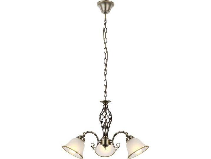GLOBO LIGHTING Kronleuchter, Leuchtmittel nicht inklusive, Hängelampe Hängeleuchte Kronleuchter Glasleuchte Esszimmer Lampe von GLOBO-Lighting