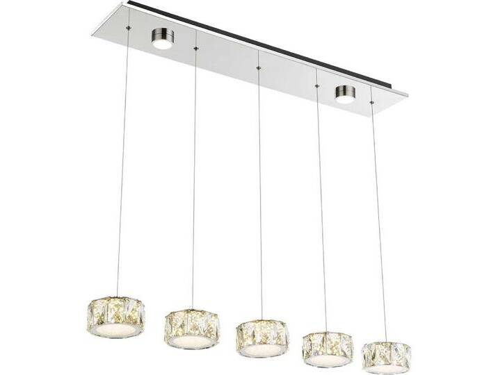 GLOBO LIGHTING LED-Hängeleuchte, LED-Leuchtmittel fest verbaut, Hängelampe Pendelleuchte Glas Kristalle Esszimmerlampe Hängeleuchte GLOBO LIGHTING LED-Hängeleuchte, LED-Leuchtmittel fest verbaut, Hängelampe Pendelleuchte Glas Kristalle Esszimmerlampe Hängeleuchte von GLOBO-Lighting