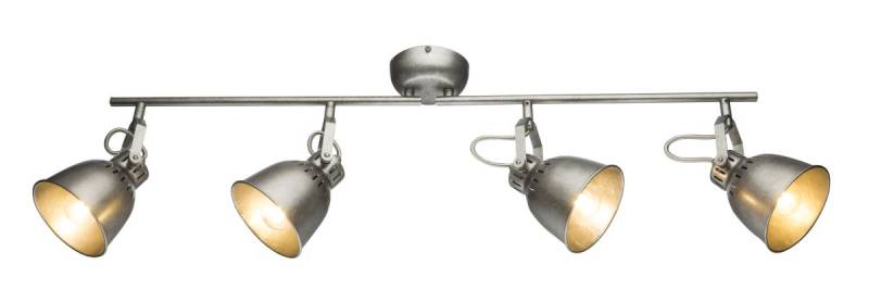 Globo Hernan Deckenstrahler silber grau 4x E14 dimmbar 83x11,5x21,6cm von GLOBO Lighting