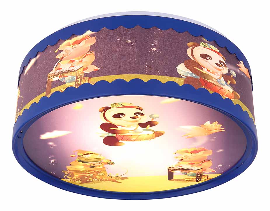 Globo Kungfu Deckenleuchte blau, bunt 2x E14 dimmbar 28x11cm von GLOBO Lighting