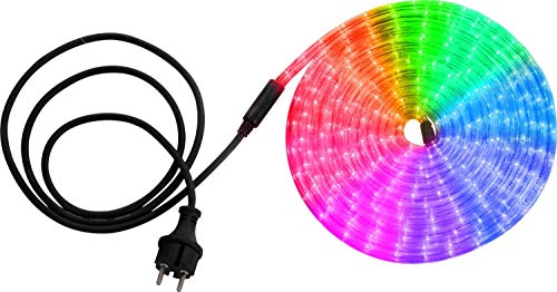 Globo - LED - Lichtschlauch Außen Tubo, bunt, 6m + 1,5m Zuleitung und Stecker 8,64 Watt von GLOBO Lighting