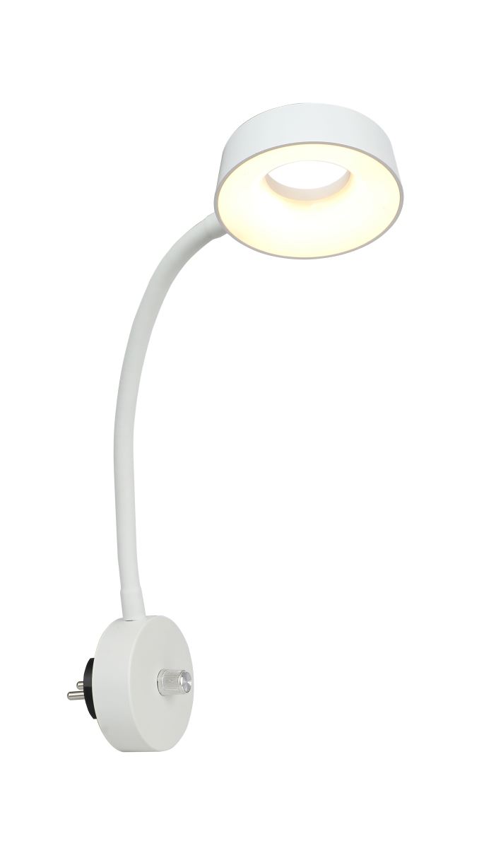 Globo Lehovo LED Steckdosenleuchte weiß, satiniert mit dimmer x26x45,5cm von GLOBO Lighting