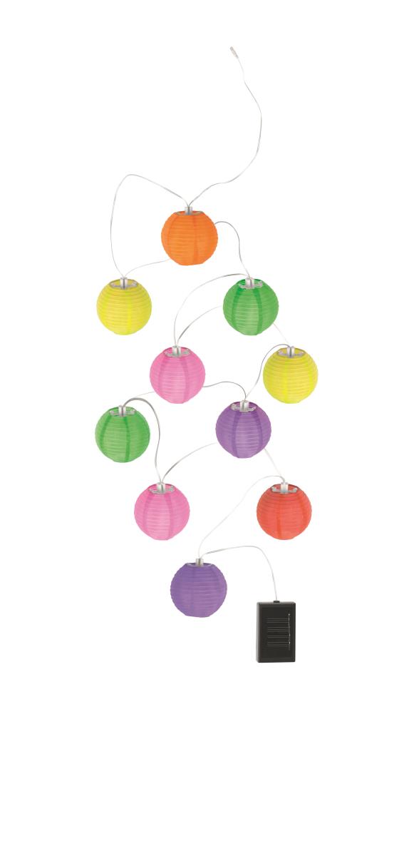 Globo SOLAR Solarleuchte Kunststoff Multicolor, 10xLED von GLOBO Lighting