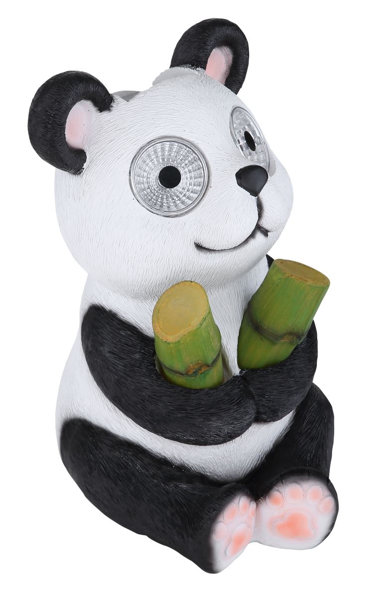 LED Solarleuchte Panda sitzend 13,5x17x23cm von Globo von GLOBO Lighting