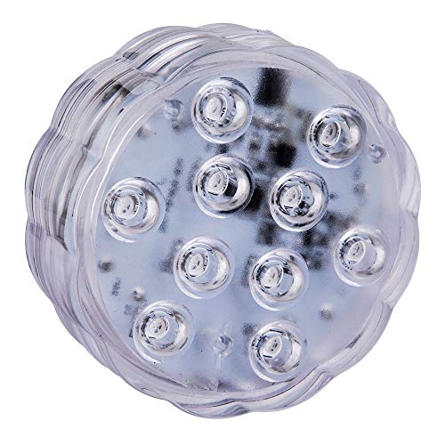 RGB LED Außen Leuchte Fernbedienung Wasser Pool Beleuchtung Garten Deko-Licht Farbwechsel Puck Lampe Globo 28060 von GLOBO