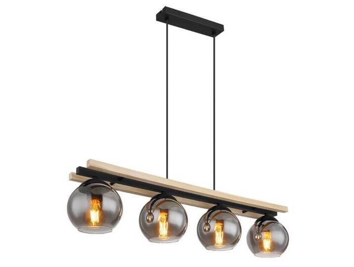 Design-Hängelampe Conni Holz 4-flammig Globo - 15569-4H Design-Hängelampe Conni Holz 4-flammig Globo - 15569-4H von GLOBO