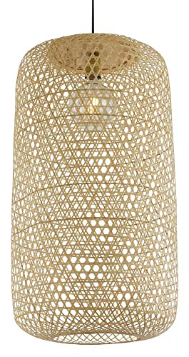 GLOBO Hängeleuchte Bambus Hängelampe 39 cm Wohnzimmer Beleuchtung, Natur GLOBO Hängeleuchte Bambus Hängelampe 39 cm Wohnzimmer Beleuchtung, Natur von GLOBO