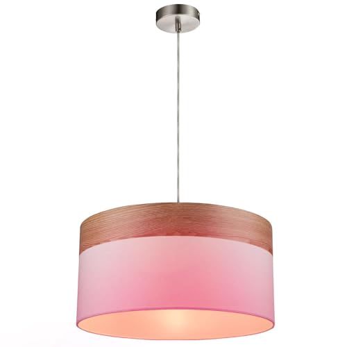 GLOBO Hängeleuchte Wohnzimmer LED Pendelleuchte Esstischlampe Holzoptik Textil weiß, 8,5W 806lm warmweiß-kaltweiß, DxH 40x120 cm GLOBO Hängeleuchte Wohnzimmer LED Pendelleuchte Esstischlampe Holzoptik Textil weiß, 8,5W 806lm warmweiß-kaltweiß, DxH 40x120 cm von GLOBO