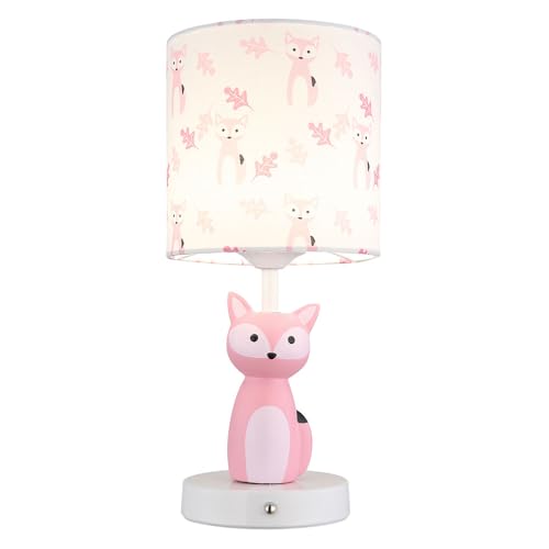 GLOBO Kinderleuchte Tischlampe Fuchs Nachttischleuchte Akku Touchdimmer Kinderzimmer Tierlampe, CCT Memory, rosa, 2W 111Lm warm-kaltweiß, H 33,5 cm GLOBO Kinderleuchte Tischlampe Fuchs Nachttischleuchte Akku Touchdimmer Kinderzimmer Tierlampe, CCT Memory, rosa, 2W 111Lm warm-kaltweiß, H 33,5 cm von GLOBO