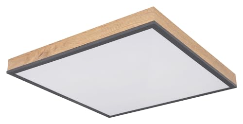 GLOBO LED-Deckenleuchte - Braun - Graphitgrau - MDF - Metall - B 30 cm GLOBO LED-Deckenleuchte - Braun - Graphitgrau - MDF - Metall - B 30 cm von GLOBO