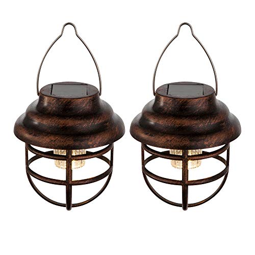 GLOBO LED Solarleuchte Gartendeko Solar Laterne rost Außenleuchte Solarlampe, Metall, DxH 8x14 cm, 2er Set GLOBO LED Solarleuchte Gartendeko Solar Laterne rost Außenleuchte Solarlampe, Metall, DxH 8x14 cm, 2er Set von GLOBO