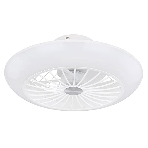 GLOBO LIGHTING Ventilator mit LED Beleuchtung Deckenleuchte Ventilator LED Deckenventilator mit Beleuchtung weiß, 3-Stufen Wandschalter, Memoryfunktion, 18W 1400Lm warmweiß, D 30 cm GLOBO LIGHTING Ventilator mit LED Beleuchtung Deckenleuchte Ventilator LED Deckenventilator mit Beleuchtung weiß, 3-Stufen Wandschalter, Memoryfunktion, 18W 1400Lm warmweiß, D 30 cm von GLOBO