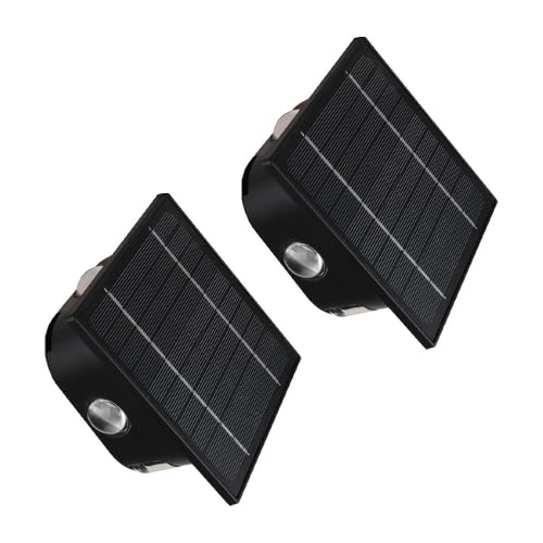 GLOBO Solarlampe schwarz Außenleuchte Terrasse Wandlampe modern, Eckige Gartenlampe Akku Hauswand wetterfest, 1x LED 50lm 3000/6000K, LxBxH 13,1x7x13,1 cm, 2er Set GLOBO Solarlampe schwarz Außenleuchte Terrasse Wandlampe modern, Eckige Gartenlampe Akku Hauswand wetterfest, 1x LED 50lm 3000/6000K, LxBxH 13,1x7x13,1 cm, 2er Set von GLOBO