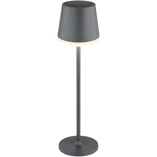 GLOBO Tischlampe Kabellos Solar Akku Tischleuchte Außen Solarleuchte Anthrazit Terrasse Lampe ohne Kabel 36637A GLOBO Tischlampe Kabellos Solar Akku Tischleuchte Außen Solarleuchte Anthrazit Terrasse Lampe ohne Kabel 36637A von GLOBO