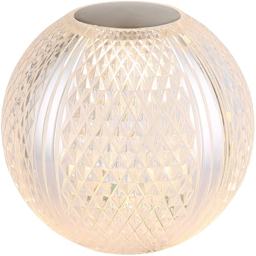 GLOBO Tischlampe kabellos mit Akku Touch Dimmer Kristall Kugel Tischleuchte Dimmbar USB Kabel 16042T1 GLOBO Tischlampe kabellos mit Akku Touch Dimmer Kristall Kugel Tischleuchte Dimmbar USB Kabel 16042T1 von GLOBO