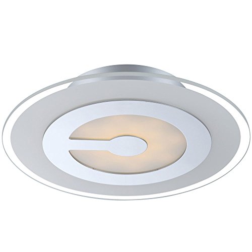 9 Watt Decken LED Gästezimmer Leuchte Glas weiß satiniert Chrom Beleuchtung Globo 41698-3 9 Watt Decken LED Gästezimmer Leuchte Glas weiß satiniert Chrom Beleuchtung Globo 41698-3 von GLOBO