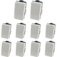 10er-Set unipolare Umleiter 16 a 250 v kompatibel mit Matix-Serie - Gloca von GLOCA