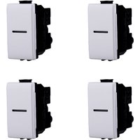 4er-Set 1P Axial-Taster 16A 220V Kompatibel mit Matix-Serie - Gloca von GLOCA