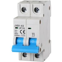 Automatischer Leitungsschutzschalter 2P 6A 220V 6KA 2 Module din C6 - Gloca von GLOCA