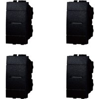 gloca 4er-Set Umsteller 1P Axial 16A 220V Kompatibel mit Living-Serie von GLOCA