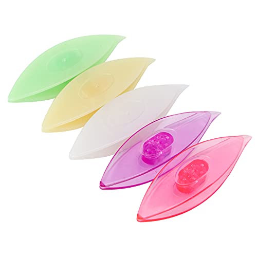 5-teiliges Occhi-Shuttle-Kit, Bunte Kunststoff-Wellenschiffe für DIY-Hand-Spitzenklöppelei-Handwerkswerkzeug(3#) von GLOGLOW