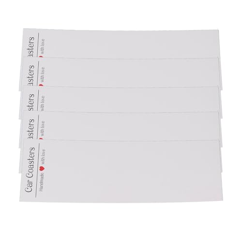 Autolinerpackung, 50 Sets Sublimation Untersetzer Karte mit transparenten Hängetaschen Praktische Autogarsetter-Verpackung mit Hakenlöchern für kleine Unternehmen, Autolinerpackung, 50 Sets Sublimation Untersetzer Karte mit transparenten Hängetaschen Praktische Autogarsetter-Verpackung mit Hakenlöchern für kleine Unternehmen, von GLOGLOW