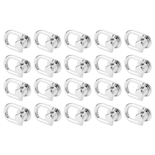 D-Ring Niete, 20 Set Zink-Legierung Eisenschrauben FlachNoppen Nieten mit D-Ring 360 Grad Rotation DIY Leder Handwerk Nieten für DIY Leder D-Ring Niete, 20 Set Zink-Legierung Eisenschrauben FlachNoppen Nieten mit D-Ring 360 Grad Rotation DIY Leder Handwerk Nieten für DIY Leder von GLOGLOW