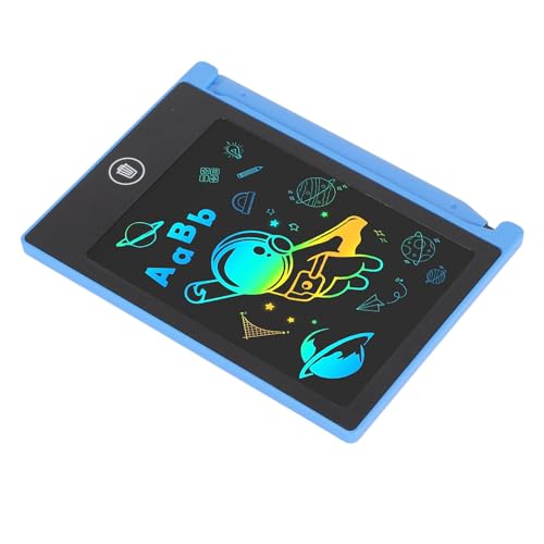 GLOGLOW Elektronischer Zeichenblock, Augenschutz Löschbar 4,4 Zoll Interessantes Kleines LCD-Schreibtablett, 3 Bis 6 (Blau) von GLOGLOW
