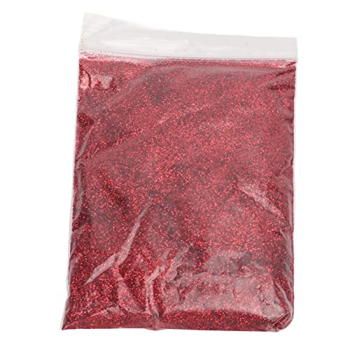 Extra Feiner Glitzer, 50 G Glänzende Funkeln Wunderschöner Blickfang Weit Verbreiteter Leicht zu Entfernender Bastel Glitter Konfetti [rot] von GLOGLOW