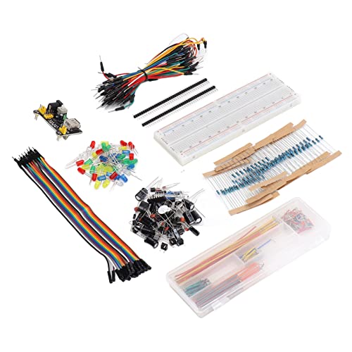 Fun Kit für elektronische Komponenten - Starter-Sortiment mit 830 Verbindungspunkten Steckbrett für R3 Fun Kit für elektronische Komponenten - Starter-Sortiment mit 830 Verbindungspunkten Steckbrett für R3 von GLOGLOW