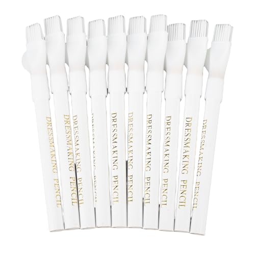 GLOGLOW 10 Pcs Löschbare Nähstifte, Wasserlösliche Schneidermarkierung Kreide Kreide Schneiderstoff Kreide Zum Nähen von Quilt -Schneiderei mit Pinselkappe Fischpinsel GLOGLOW 10 Pcs Löschbare Nähstifte, Wasserlösliche Schneidermarkierung Kreide Kreide Schneiderstoff Kreide Zum Nähen von Quilt -Schneiderei mit Pinselkappe Fischpinsel von GLOGLOW