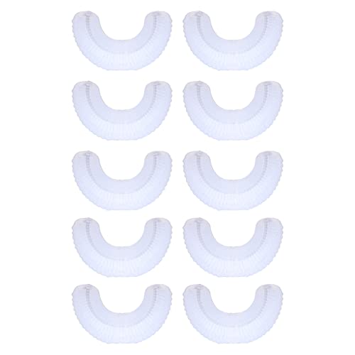 GLOGLOW 10 Stück Zahnbürsten-Ersatzkopf, U-förmige Ersatzbürste Kinder Elektrische Zahnbürste Silikon-Ersatzkopf Automatischer Zahnbürsten-ErsatzkopfErsatzzahnbürsten & -düsen von GLOGLOW