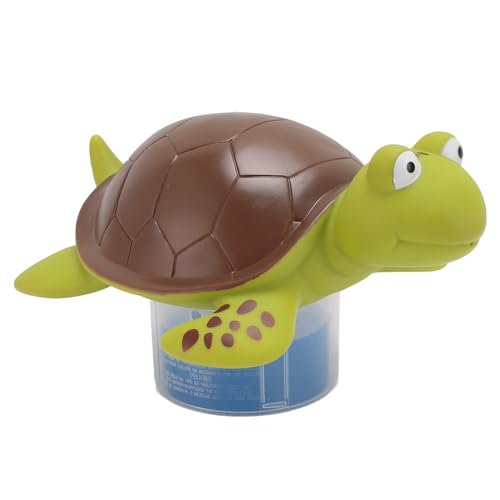 GLOGLOW 2-in-1-einstellbare Anpassbare Variable Pool-Chlor-Floater-Spender mit Skimmerfreundlichkeit, Effektives, Raumsparendes Design mit Robustem PVC-Material für Inground Oben (Green) von GLOGLOW