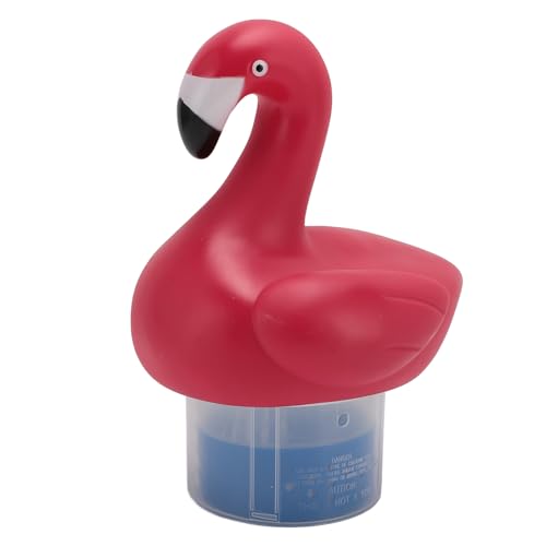 GLOGLOW 2-in-1-einstellbare Anpassbare Variable Pool-Chlor-Floater-Spender mit Skimmerfreundlichkeit, Effektives, Raumsparendes Design mit Robustem PVC-Material für Inground Oben (Vogel) von GLOGLOW