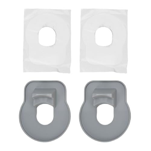 GLOGLOW 2PCS Pool-Rohr Halterung Pools Ch Lauch Halterung ABS Schwimmbad Rohr Aufkleber für 1,25 Zoll Durchmesser Rohre mit Doppelseitiger Klebe Maschine, ohne Bohren Erforderlich von GLOGLOW