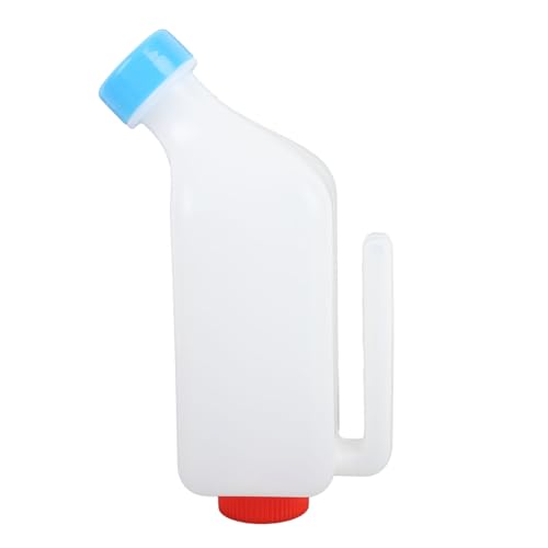 GLOGLOW 800 Ml Lammkälber Ziegenfutterflasche, Hängende Designmilchflasche mit Quantitativen Funktion Doppeldecker Kleiner Ziegenfuttermittel für Fohlen Kaninchen Alpakas von GLOGLOW