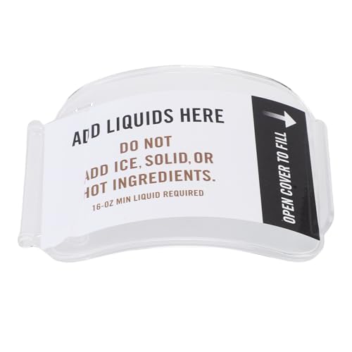 GLOGLOW 88oz Slushie Machine Ersatzdeckel Deckel ABS-Top-Deckung für 88 Unzen Slushie Maker Clear Gefäß mit Schnappschüsse auf Design Spülmaschine Safer Lecksof Langlebig von GLOGLOW