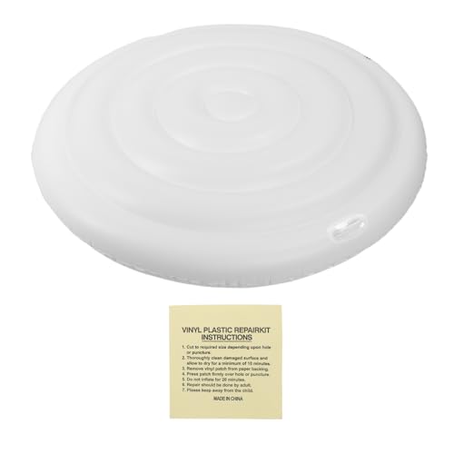 GLOGLOW Aufblasbare -Abdeckung 5,4 Fuß Runde PVC Regenfeste, mit Tränenfeste Winddichtste Temperaturfest mit Integriertem Griff für Aufblasbare Whirlpools Im Freien, Spa-Pools GLOGLOW Aufblasbare -Abdeckung 5,4 Fuß Runde PVC Regenfeste, mit Tränenfeste Winddichtste Temperaturfest mit Integriertem Griff für Aufblasbare Whirlpools Im Freien, Spa-Pools von GLOGLOW