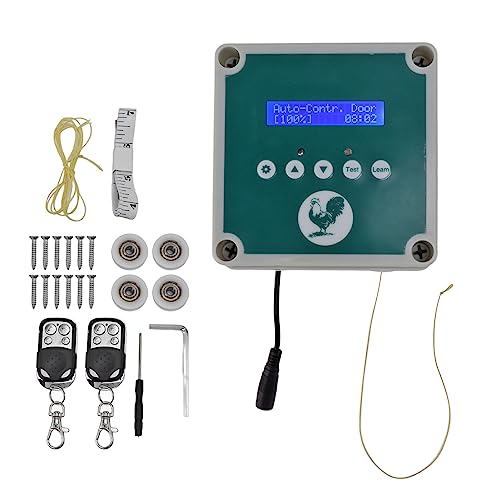GLOGLOW Automatische Hühnerstall-Türsteuerung, IP44 Elektrischer Geflügelstall-Türmotor-Satz mit Fernbedienungen, Hühnerstall-Antriebsmotor für den Heimischen Bauernhof GLOGLOW Automatische Hühnerstall-Türsteuerung, IP44 Elektrischer Geflügelstall-Türmotor-Satz mit Fernbedienungen, Hühnerstall-Antriebsmotor für den Heimischen Bauernhof von GLOGLOW