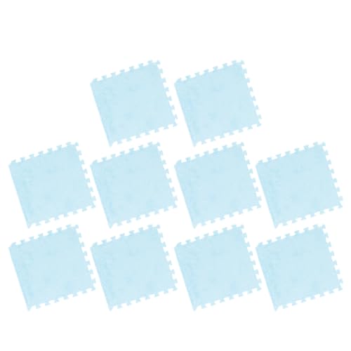 GLOGLOW Dicker Verdammter Bodenteppich in Dick (hellblau) von GLOGLOW
