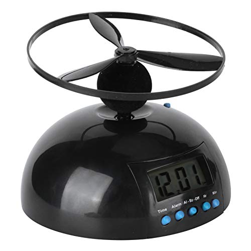 GLOGLOW Digitaler Wecker, Neuheit Flying LCD Wecker Hubschrauber Chopper Propeller Uhr für Kreatives GeschenkDigitale Wecker von GLOGLOW