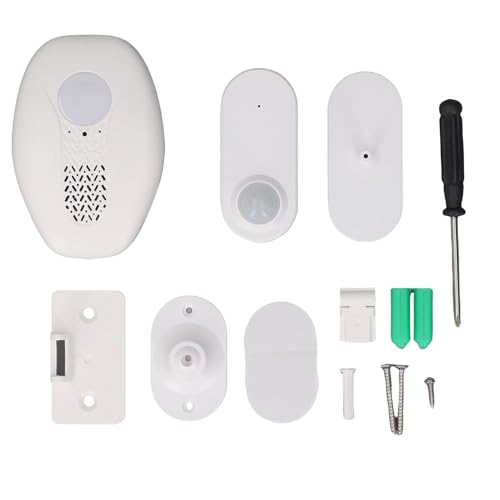 GLOGLOW Drahtloser Türklingel Alarm mit 30 M Range 80 DB Lauter Alarm -LED -Indikator Stille Modus Einfache Installation für Home Office Store Tür Klingeltür Glocken -Tür GLOGLOW Drahtloser Türklingel Alarm mit 30 M Range 80 DB Lauter Alarm -LED -Indikator Stille Modus Einfache Installation für Home Office Store Tür Klingeltür Glocken -Tür von GLOGLOW