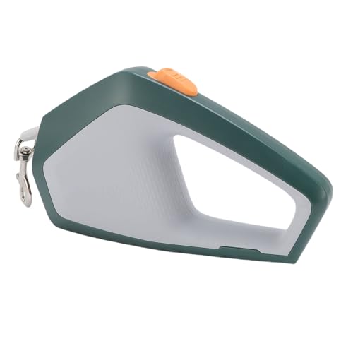 GLOGLOW Einziehbarer Hunde Walking -Leine Einziehbare Hundeleine, Ausziehbare Haustier -Leine 16,4 Fuß Nylon Seil für den Outdoor Wanderpark Besucht Hundekragen und (Grün Grau) von GLOGLOW