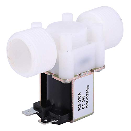 GLOGLOW Elektrisches Magnetventil Normalerweise Geschlossener Wassereingang: Hochdruckbeständig, Wasserregelung (DC24V) von GLOGLOW