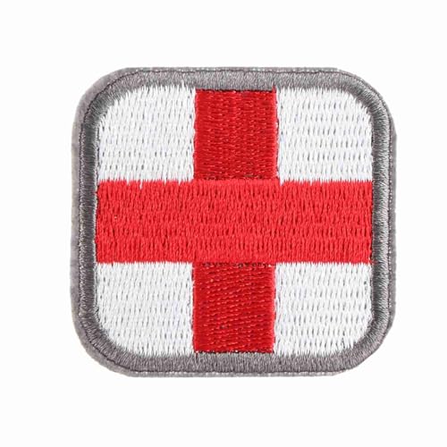 GLOGLOW Gestickter Patch, Backing Mode -Akzent für Uniformen -Taschen Hüte 4 Farboptionen Detaillierte Nähen Anti -Franing (Weiß-1) von GLOGLOW