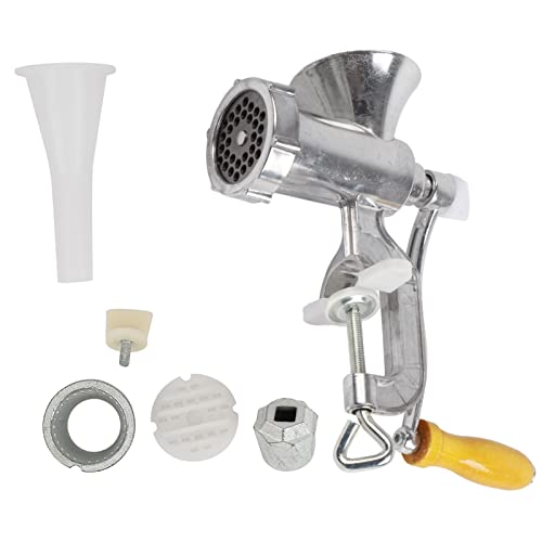 GLOGLOW Handbuch Fleischschleife, Aluminiumlegierung Wurst Stuffer Maker Machine mit Tischklemme für Rindfleisch Schweinefleisch Hühnerwurst Machen Hausgemachte Burger Pastetchen von GLOGLOW