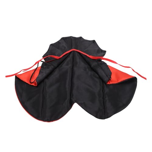 GLOGLOW Haustier Kostüm Umhang Haustier Cosplay Umhang, Cape Kostüm Hund Rot Schwarz Reversible Halloween für Hunde Katzen mit Elastischen Trägern Einstellbare Design Hundebelder von GLOGLOW